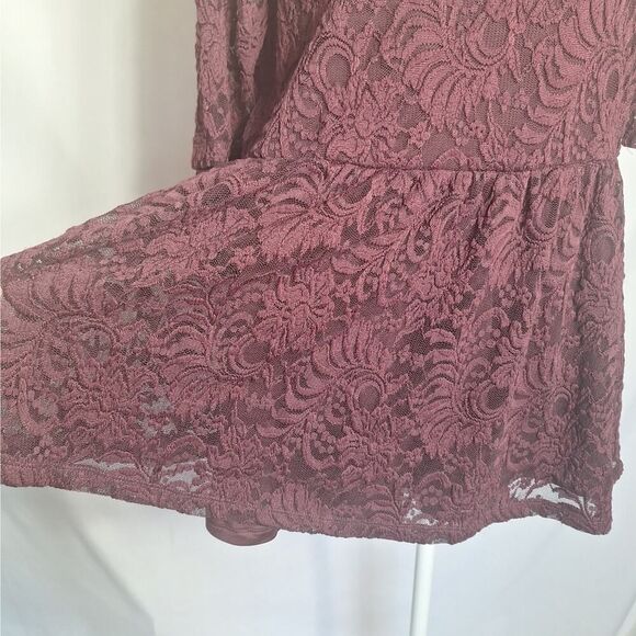 Torrid Womens Skater Lace Mini Dress A Line Whimsigoth Sexy Vamp Flowy Large - Picture 5 of 13